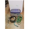 Image 1 : * Soaker Hoses and a Large Rubbermaid Plastic Tote with Lid 32'' x 17''