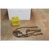 Image 1 : Chain with Hooks - Size Approx a 100' and a Plastic Crate