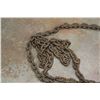 Image 6 : Chain with Hooks - Size Approx a 100' and a Plastic Crate