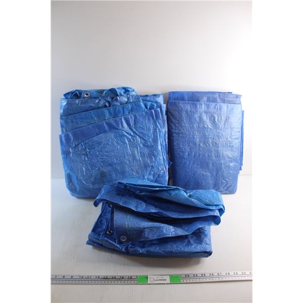 (3) Polyethylene Tarps
