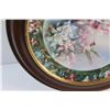 Image 4 : (2) Framed Floral Plate Wall Decor 10''