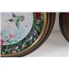 Image 4 : (2) Framed Floral Plate Wall Decor 10''