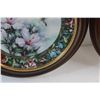 Image 4 : (2) Framed Floral Plate Wall Decor 10''