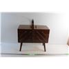 Image 1 : Wooden Accordion Sewing Box