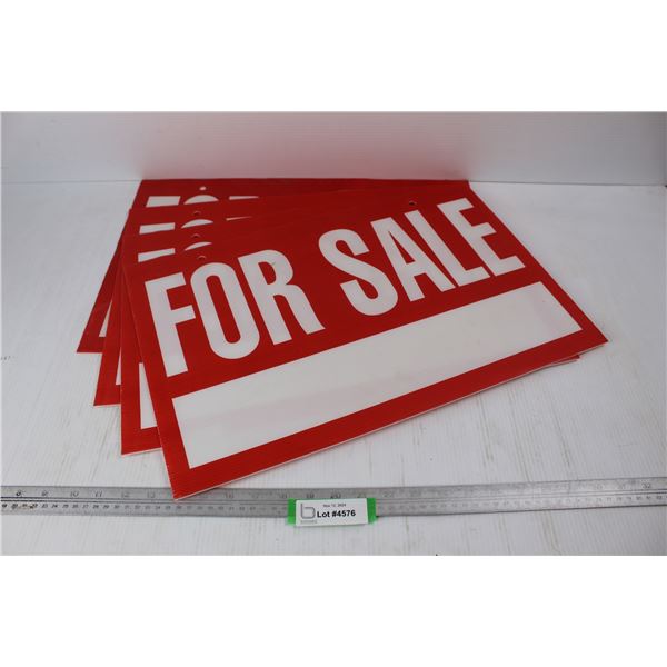 (4) For Sale Signs