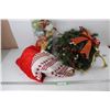 Image 1 : Various Christmas Decorations, Tree Skirt, Misc.