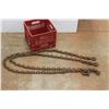Image 2 : Chain with Hooks 16' and a Plastic Crate