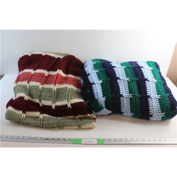 (2) Afghan Blankets
