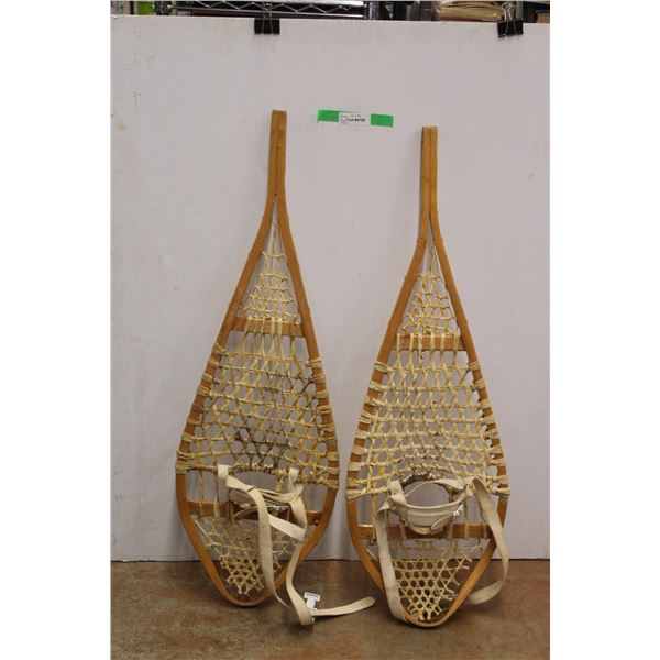 Wooden Snow Shoes 42''