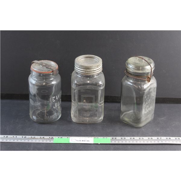 (3) Antique Jars