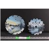 Image 1 : (2) Circular Saw Blade Hand Painted Art Decor
