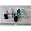 Image 1 : (9) Glass Insulators