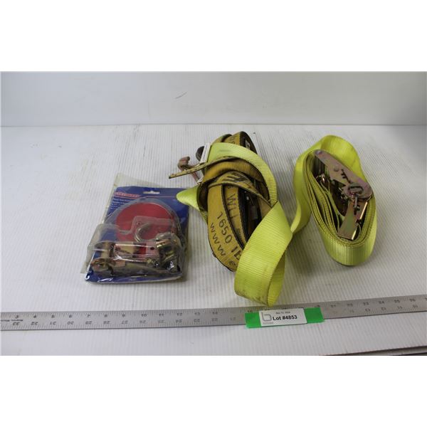 (3) Heavy Duty Ratchet Straps