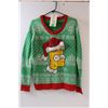 Image 1 : Simpsons Christmas Sweater - Size Men's Small - Some Wear as pictured