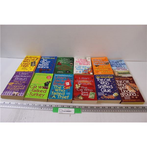 (12) Books: Lilian Jackson Braun Mystery Books