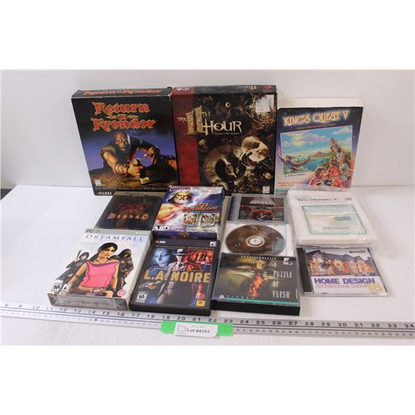 (12) Computer Video Games: Diablo, Windows 95, Dreamfall, the 11th hour, Return to Krondor, Dune 200