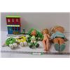 Image 1 : (3) Dolls, Sesame Street w/Cookie Monster, (2) M & M's Stuffies