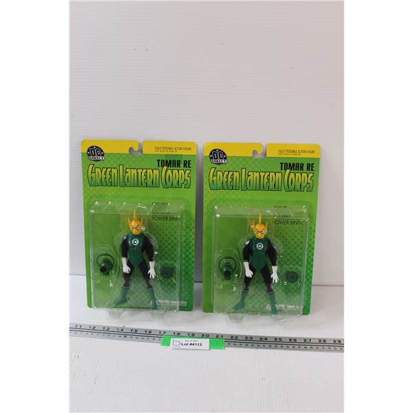 (2) DC Green Lantern Corps - Tomar RE Figurine - NIB