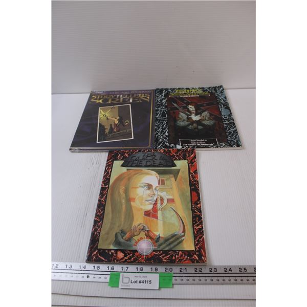 (3) Books: The Quick and the Dead, Necropolis, Storyteller Screen