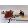 Image 1 : (2) Fisher Price Children's Toys: Racoon, Binoculars