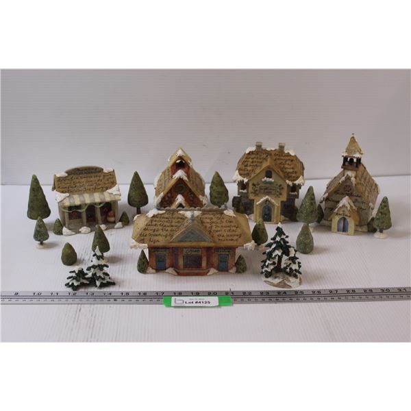 (5) Foundations House Decor Village - Battery Powered