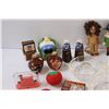 Image 3 : (2) Wizard of Oz Figurines (Scarecrow & Lion), (3) Clear Glass Glassbake Bundt Dishes, (20) A & W To
