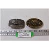 Image 1 : (2) Belt Metal Buckles: Midcontinent & Dome Petroleum