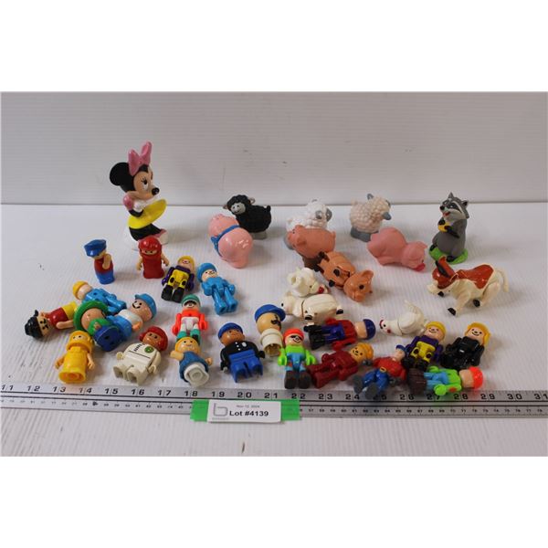 Fisher Price Little People Farm Animals, Minnie Mouse, Assorted Children's Figurines