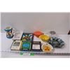 Image 1 : (2) Melamine Sugar & Creamer Set, (3) Eight Tracks, Disneyland Ashtrays, Scooby Doo DVD, Misc.