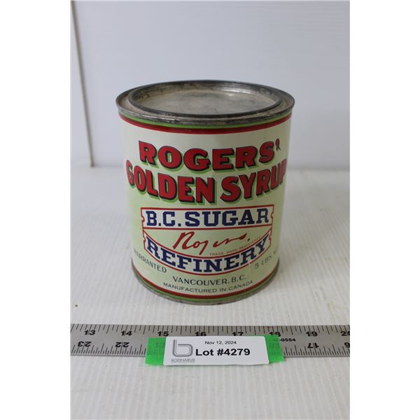 Rogers Golden Syrup 5lb Tin (Empty)