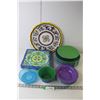Image 1 : Assorted Plastic Dishes (Platters, Large Plates, Medium Plates, Bowls)
