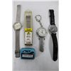 Image 3 : Various Watches/ Clocks, Key Shaped Key Chain Clock, Digital Battery Operated Stop watch, Misc.- Som