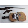Image 2 : Wooden Guns and Guitar Decor