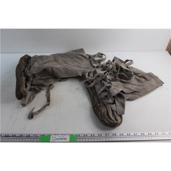 Suede Leather Moccasins - Size 12''