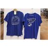 Image 1 : *(2) NHL St. Louis Blues Western Conference Champions T-Shirts - Size XXL & XL