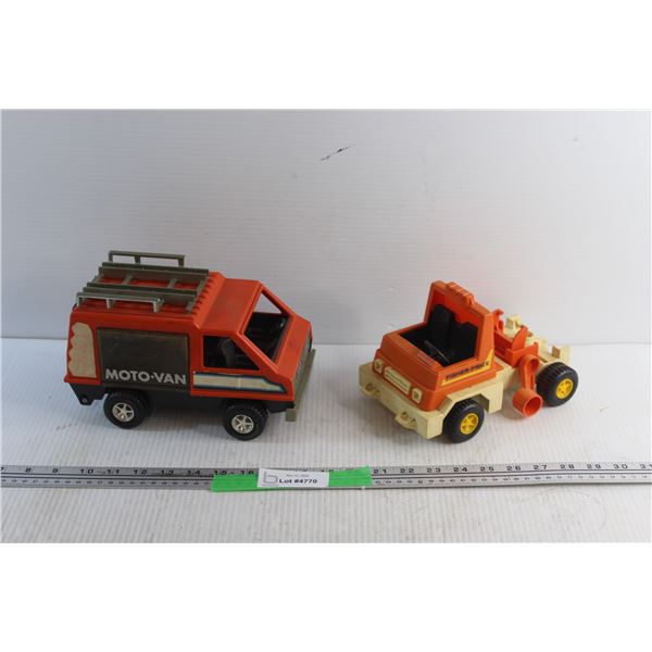 Moto-Van and Fisher Price Toy Truck