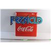 Image 1 : FrznCld Coca Cola Plastic Sign 18'' x 23''