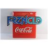 Image 2 : FrznCld Coca Cola Plastic Sign 18'' x 23''