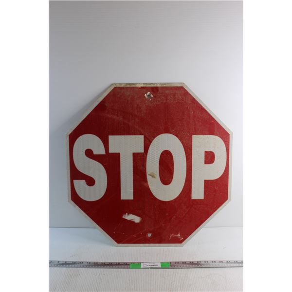 Traffic Stop Sign - 23.5 x 32.5