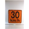 Image 1 : Speed Limit Traffic Sign - 30 km/h - 23.5 x 23.5