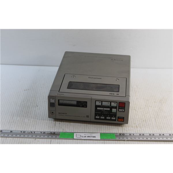 Portable Sony Videocassette Recorder - As Is