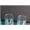 Image 4 : (4) Turquoise Glass Glasses