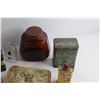 Image 10 : Vintage Tobacco Tins, Jars, Liquor Flasks and Misc.