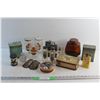Image 1 : Vintage Tobacco Tins, Jars, Liquor Flasks and Misc.