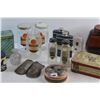 Image 3 : Vintage Tobacco Tins, Jars, Liquor Flasks and Misc.
