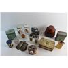 Image 5 : Vintage Tobacco Tins, Jars, Liquor Flasks and Misc.