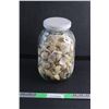 Image 1 : Glass Jar and Assorted Sea Shells
