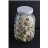 Image 2 : Glass Jar and Assorted Sea Shells