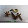Image 1 : Barrel Taps, Bone, Brass Plate and Miniature Vintage Iron