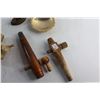 Image 3 : Barrel Taps, Bone, Brass Plate and Miniature Vintage Iron